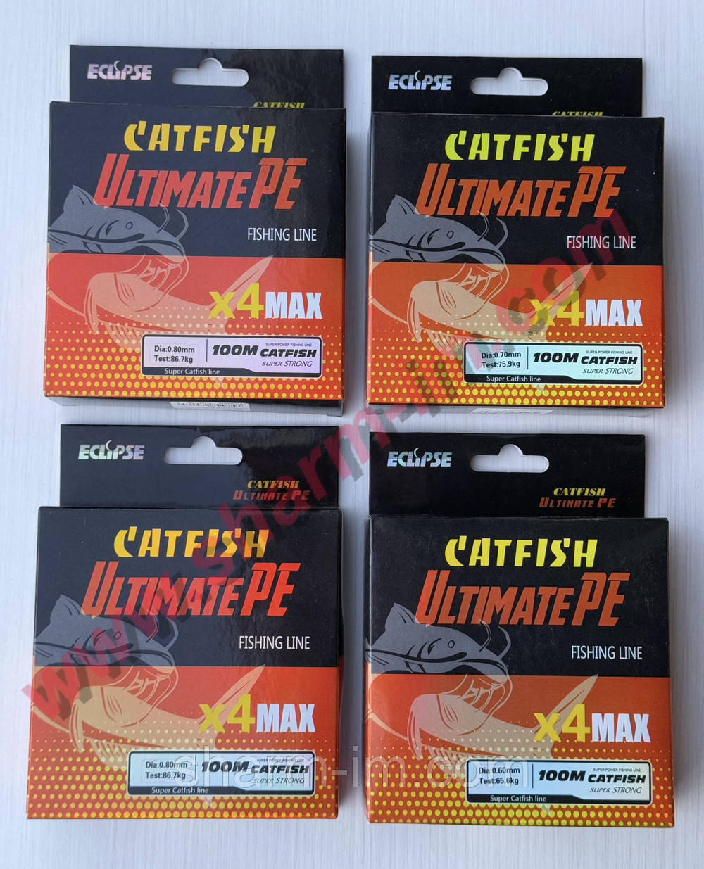 Шнур Eclipse X4 Catfish Ultimate PE 100 м Brown