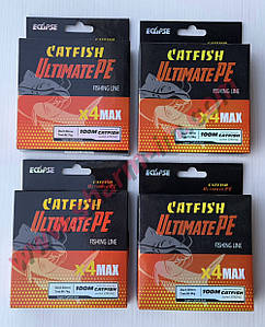 Шнур Eclipse X4 Catfish Ultimate PE 100 м Brown