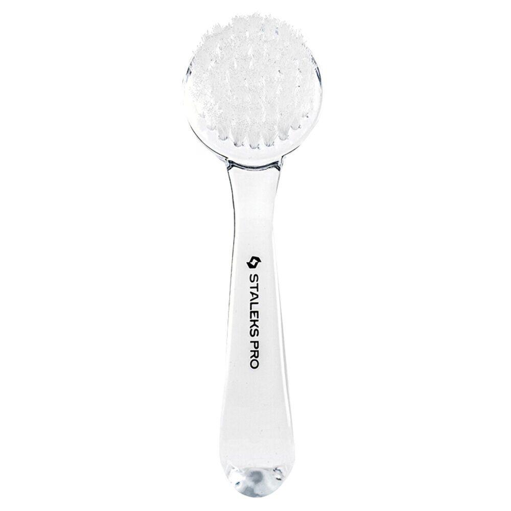 Щітка манікюрна для видалення пилу з нігтів Staleks Pro Expert 01 з ручкою та ковпачком