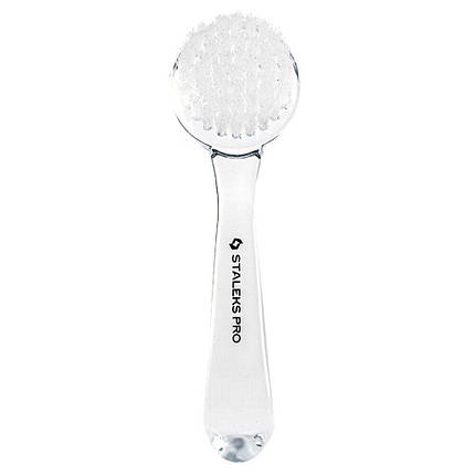 Щітка манікюрна для видалення пилу з нігтів Staleks Pro Expert 01 з ручкою та ковпачком, фото 1