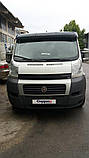 Козирьок на лобове скло (чорний глянець, 5мм) для Fiat Ducato 2006-2025 рр, фото 10