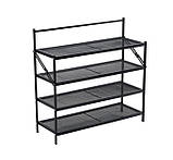 Полиця для взуття Eco Fabric 4 рівні 71 х 24.5 х 67.5 см чорний (EF-7124-4), фото 2