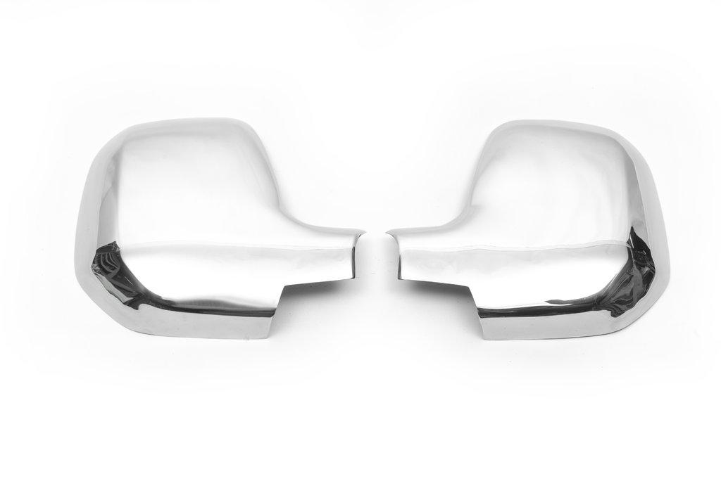 Накладки на дзеркала 2008-2012 (2 шт., нерж.) для Peugeot Partner Tepee рр, фото 1