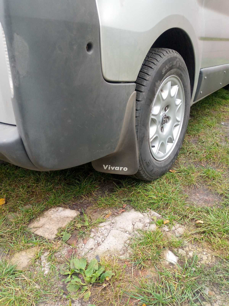 Задні бризковики (комплект) для Opel Vivaro 2001-2015 рр, фото 1