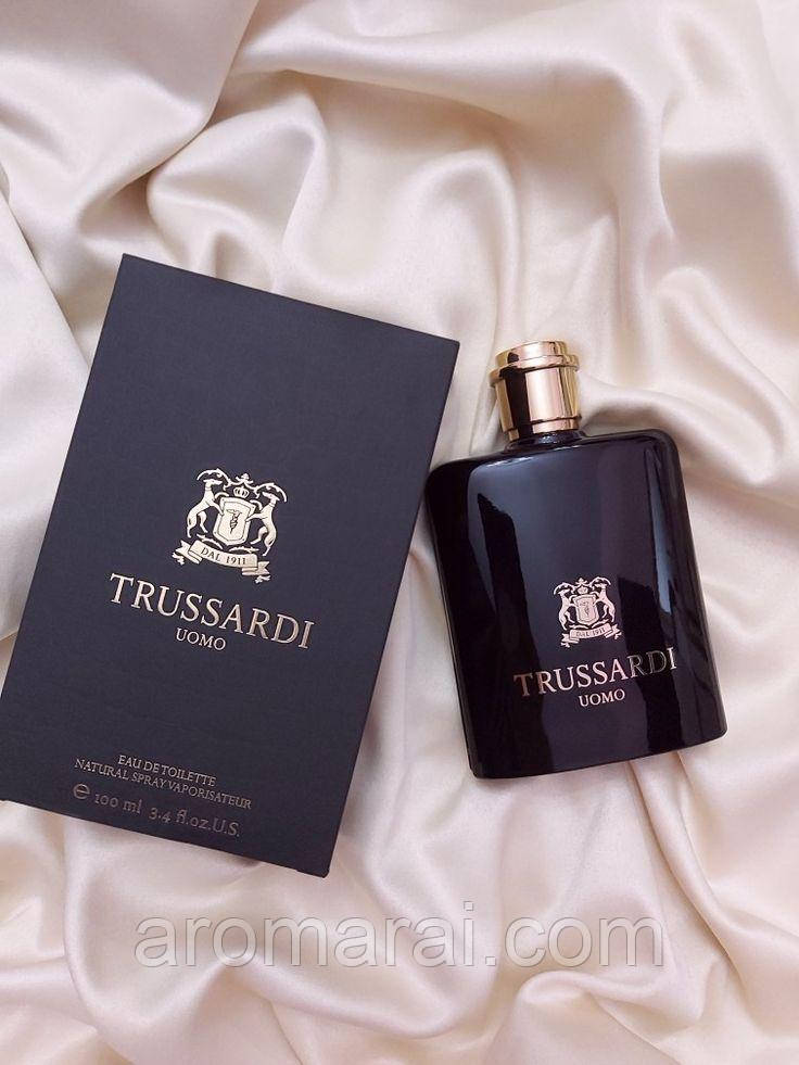 🔥 Преміальний Чоловіча туалетна вода Trussardi Uomo 2011 (Труссарді Омо) 100 мл. Деревний аромат, фото 1