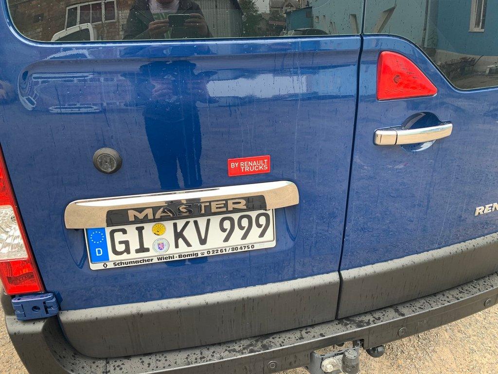 Планка над номером (нерж.) для Opel Movano 2010-2021 рр, фото 1