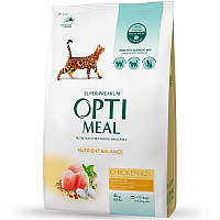 Корм OPTIMEAL суха курка для котів 4 кг