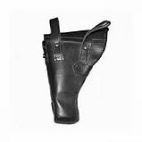 Кобура ТТ оригінальна поясна закрита ШКІРЯНА ЧОРНА (оригінал СРСР), фото 2