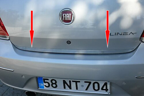 Кромка багажника (нерж.) для Fiat Linea 2006-2018 рр, фото 1