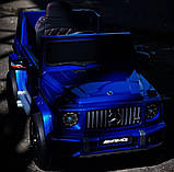 Дитячий електромобіль на акумуляторі Джип Mercedes M 4180 з пультом р/у для дітей 3-8 років автофарбування Синій, фото 2