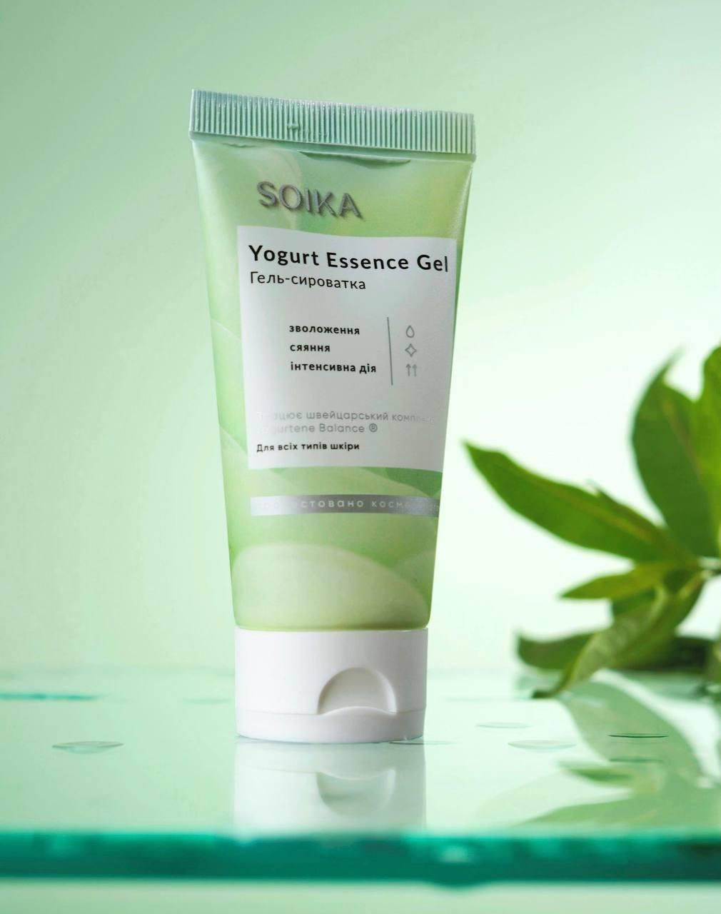 Гель-сироватка для обличчя з пребіотичним комплексом Yogurt Essence Gel Soika, 50 мл., фото 1