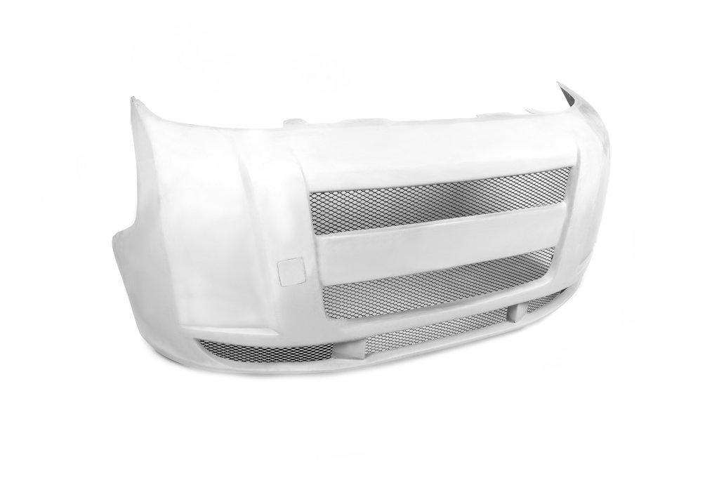 Накладка на передній бампер (під фарбування) для Peugeot Bipper, фото 1