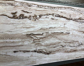 Наклейка на кухонний фартух 60 х 200 см, з фотодруком та захисною ламінацією Смугастий мармур (БП-s_tx37663), фото 3