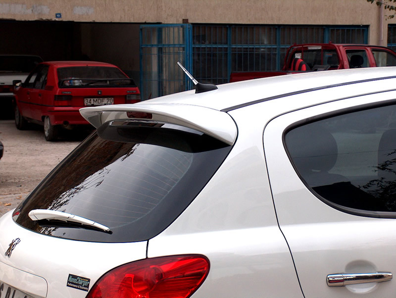 Спойлер Meliset (під фарбування) для Peugeot 207, фото 1