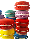 Декорація з пінопласта тістечко Макарун  для створення фотозон і декорацій Червоний, фото 2