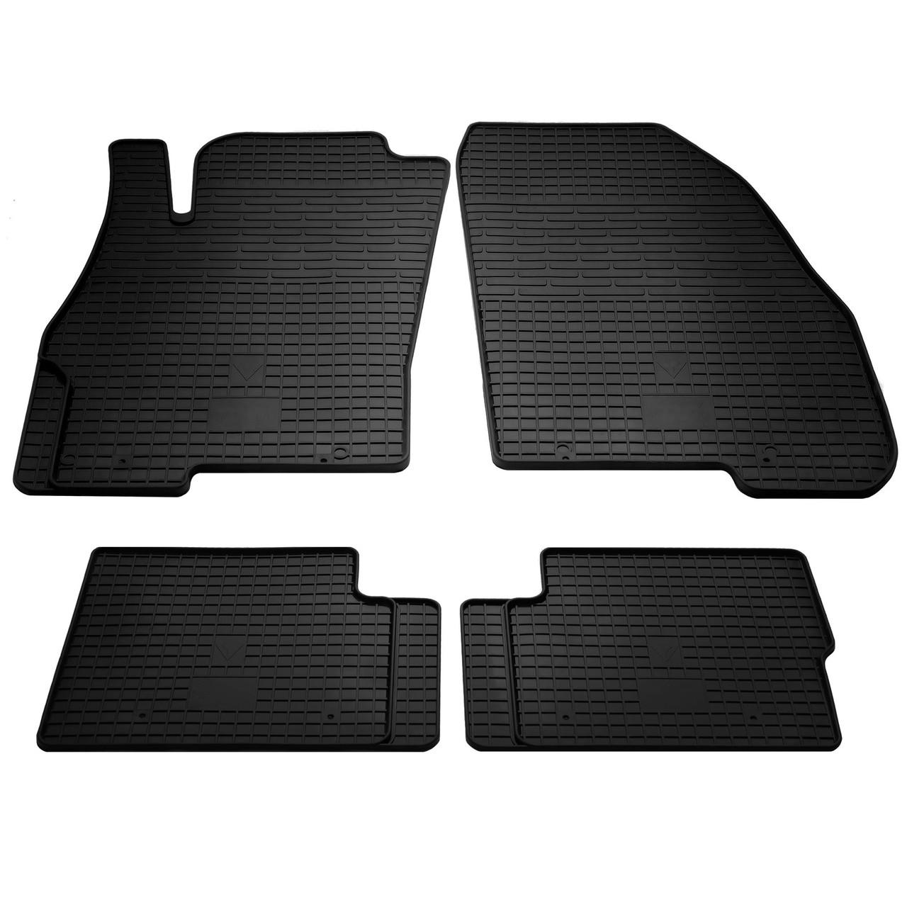 Гумові килимки (4 шт, Stingray Premium) для Fiat Punto Grande/EVO 2006-2018 рр, фото 1