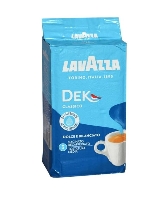 Кава мелена Lavazza DEK Classico без кофеїну 250г - фото 1 - id-p1751963402