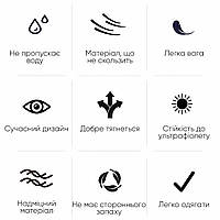 Доросла Шапочка для плавання Renvo Garda Чорний Уні OSFM (2SC1201-01), фото 4