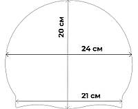 Доросла Шапочка для плавання Renvo Keles Уні Синій OSFM (2SC100-04), фото 5