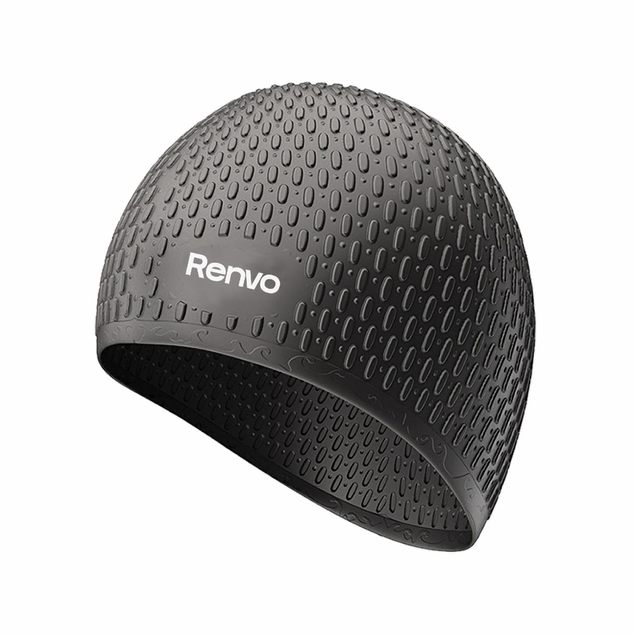 Доросла Шапочка для плавання Renvo Garda Чорний Уні OSFM (2SC1201-01), фото 1