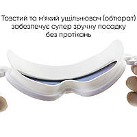 Маска для плавання Renvo Kariba Уні Anti-fog Чорний, Білий OSFM (2SM100-03), фото 2