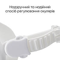 Маска для плавання Renvo Kariba Уні Anti-fog Чорний, Білий OSFM (2SM100-03), фото 4