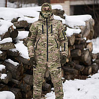 Тактична осіння форма мультикам Осінній військовий костюм армійський комплект куртка та штани