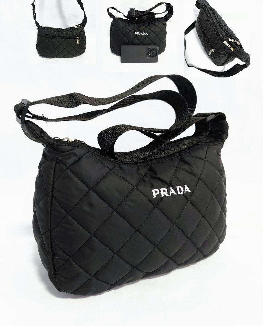 Сумка жіноча кросбоді на два відділення 28*19*11см чорна (5-0344)