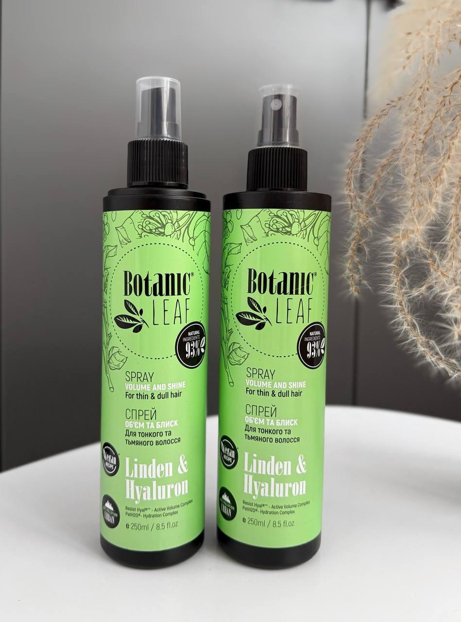 Спрей для волосся Botanic Leaf об'єм та блиск 250 мл, фото 1
