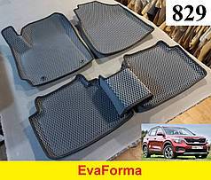 3D килимки EvaForma на Kia Seltos '19-, 3D килимки EVA