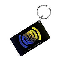 Ключ-брелок EM-Marine+Mifare Trinix Proximity-key EM+MF epoxy прямокутний 30x50 мм герб