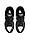 Чоловічі шкіряні текстиль кросівки Nike Halo Mix Black White, кеди Найк чорні шкіра нейлон. Чоловіче взуття, фото 8