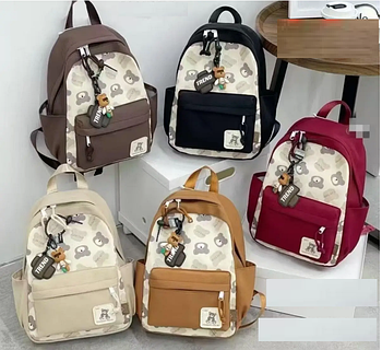 Рюкзак спортивний шкільний міський 33*24 см на блискавці в різних кольорах Zhenya