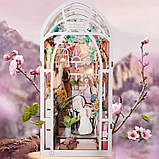 Бук Нук Маленька теплиця Mini Greenhouse DIY Book Nook Інтер'єрний конструктор YM-06, фото 7