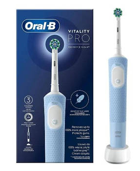 Зубна щітка Braun Oral-B Vitality Pro Protect X Clean Blue (D103.413.3)