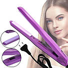 Випрямляч для волосся для поїздок Domotec, Потужна праска вирівнювання волосся Плойка вирівнювач EH-19, фото 2