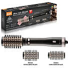 Електрофен для волосся, Електрична щітка-випрямляч для вирівнювання волосся Стайлери локонів IE-68, фото 8