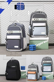 Рюкзак спортивний шкільний міський 48*32 см на блискавці в різних кольорах Zhenya