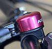 Сигнал на велосипед дзвінок KLS Bang 10 red на кермо (OEM packaging), фото 4