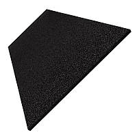 Гумовий мат 1000х500х10 мм - Чорний