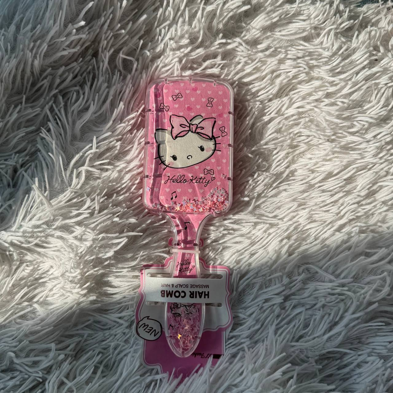Гребінець дитячий Хеллоу киті hello kitty рожевий чорний блакитний