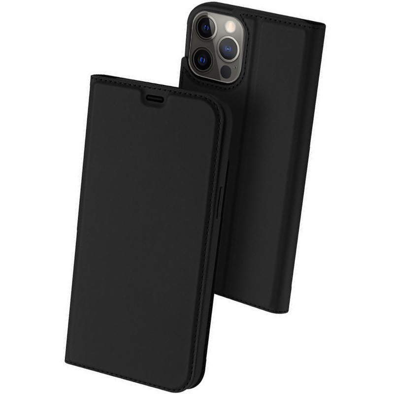 Чохол-книжка Dux Ducis з кишенею для візиток для iPhone 12 Pro Max Black