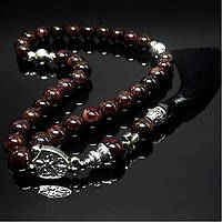 Чітки з натурального каменю Гранат