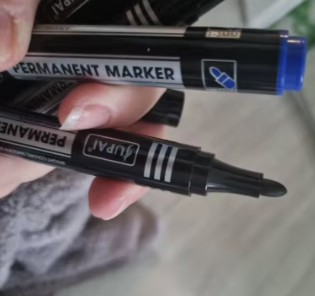 Маркер перманентний чорний, фото 1