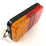 Задній ліхтар Led для причепа 12V стоп/габарит/поворот (150×80×30 мм) 1-шт, фото 4