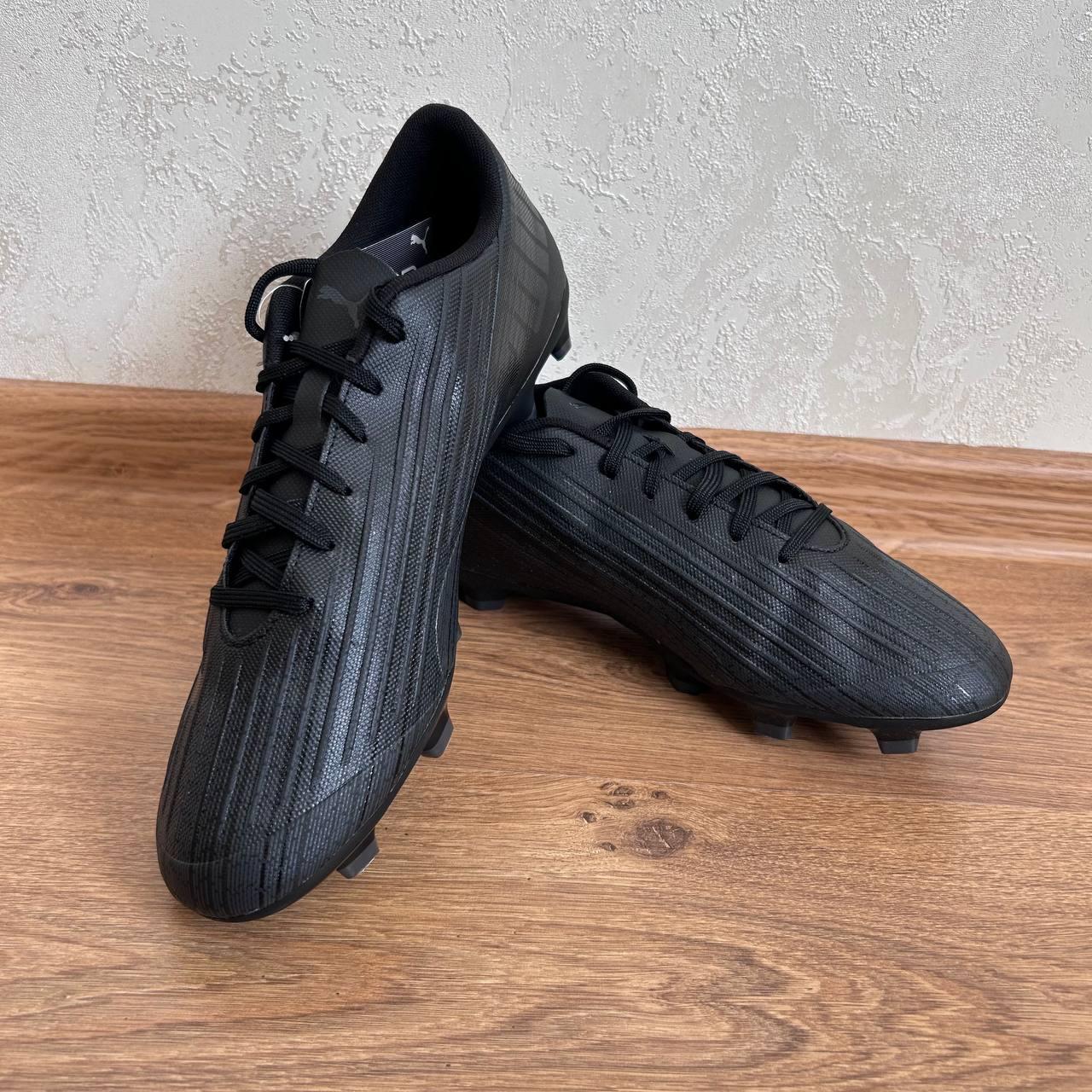Футбольні бутси Puma Ultra 4.1 FG чорний колір. Пума оригінал 44 розмір 27.5 см