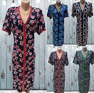 Трикотажний халат батал-великі розмірів