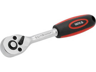 Трещотка квадрат 1/4», L= 160 мм, 90Т YATO YT-03241