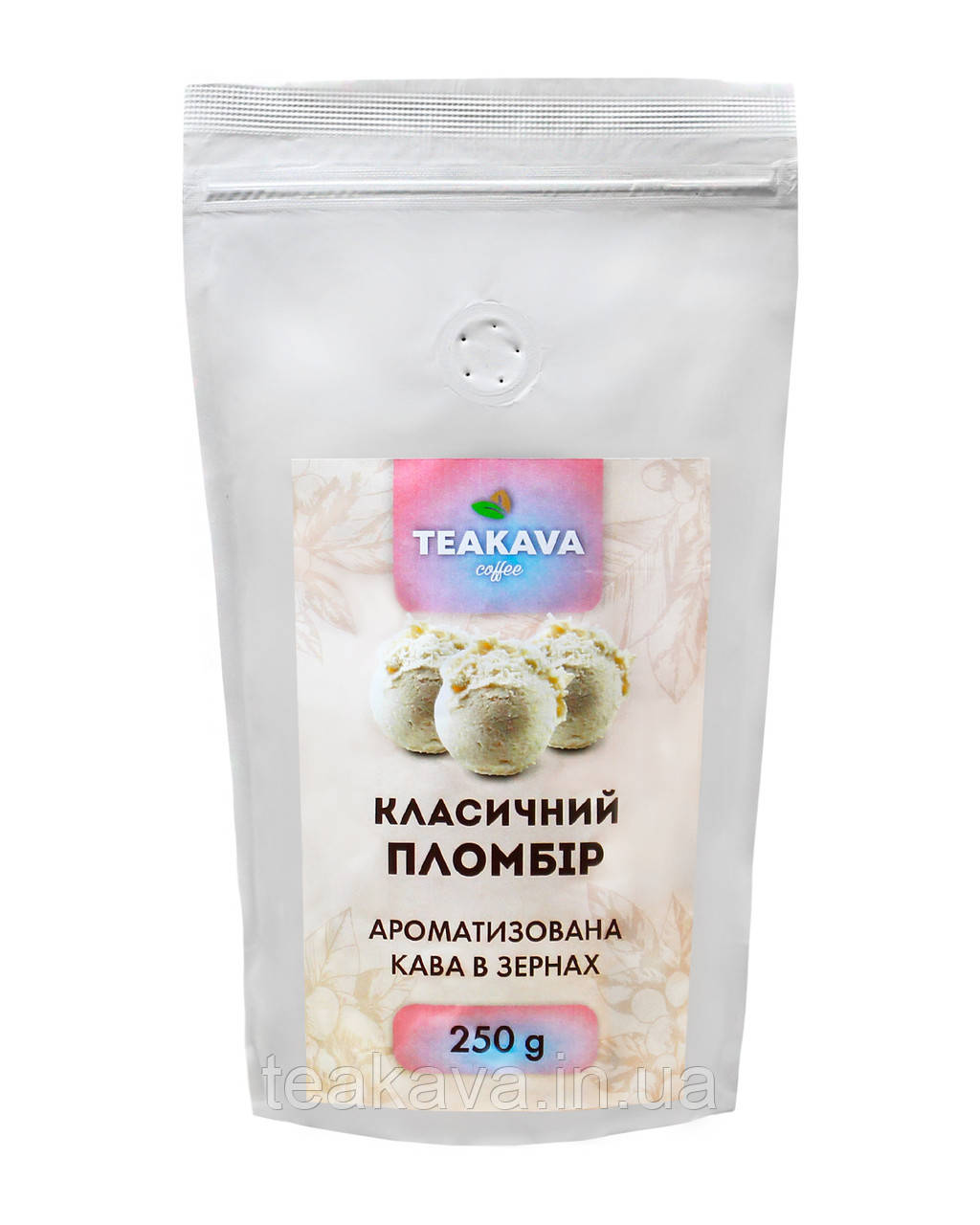 Кава в зернах Teakava Класичний пломбір, 250 г (100% арабіка)