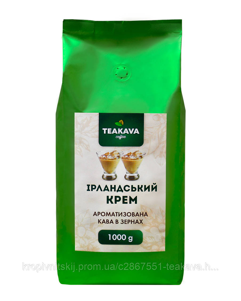 Кава в зернах Teakava Ірландський крем, 1 кг (100% арабіка), фото 1